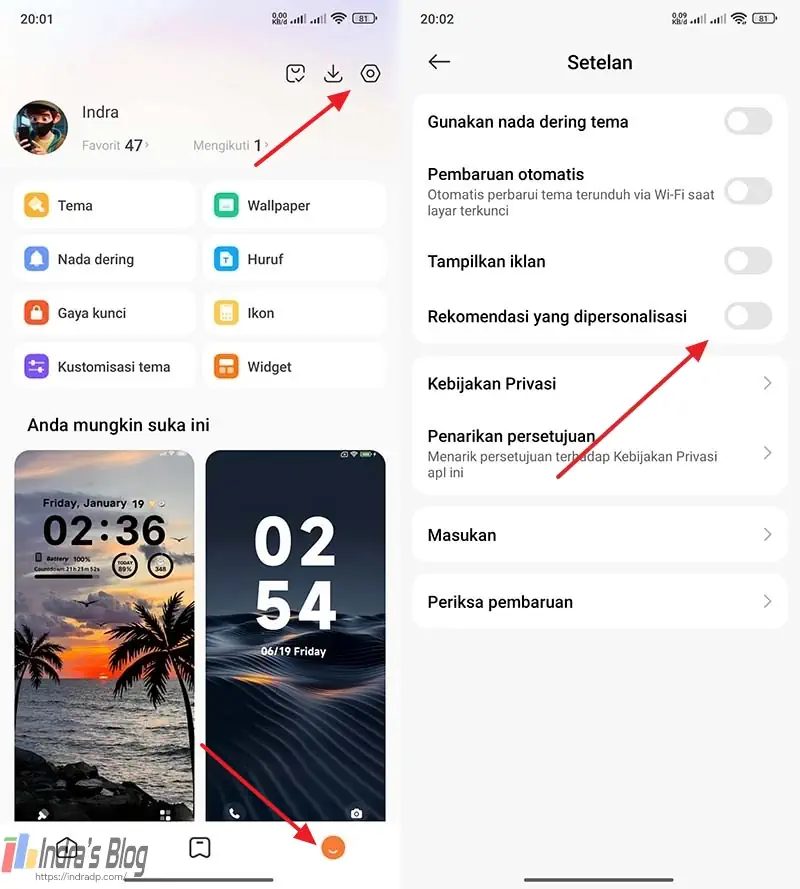 Aplikasi Tema Xiaomi