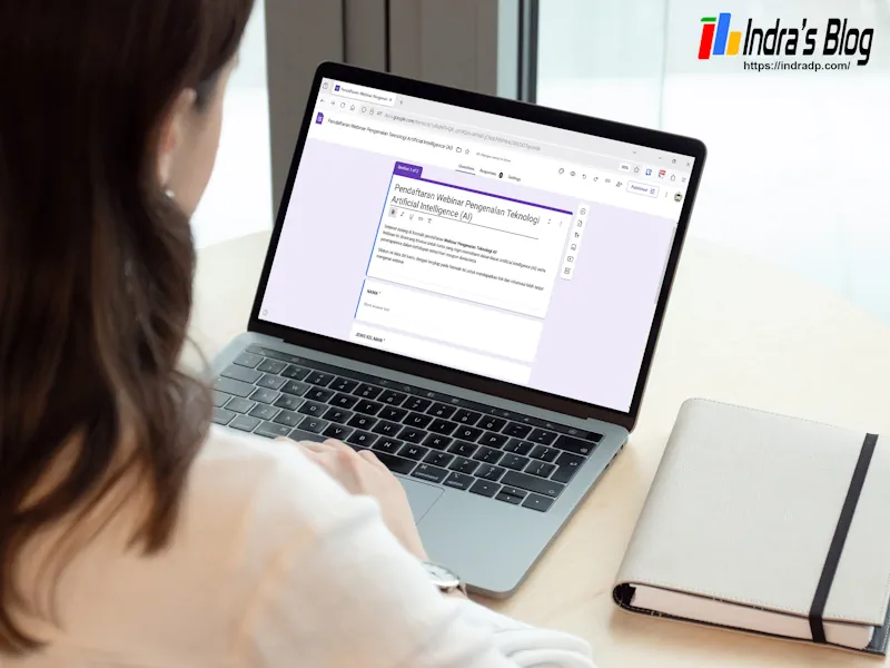 cara membuat Google Form di laptop
